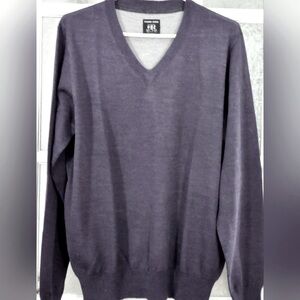Point Zero/ Purple-blue V-Neck Sweater